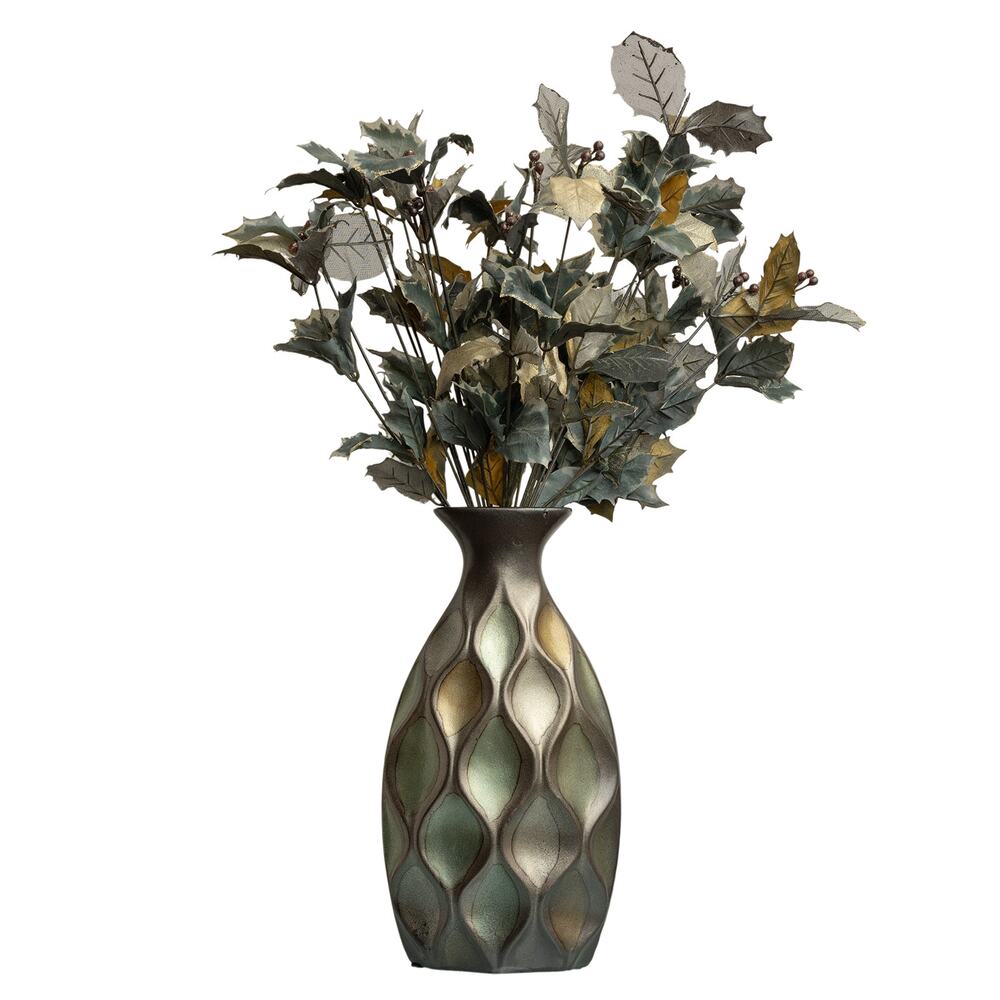 Handmade Ceramic Artisan Z Gallerie Sequence Table Top Vase Hand Painted - EUC - Picture 7 of 10